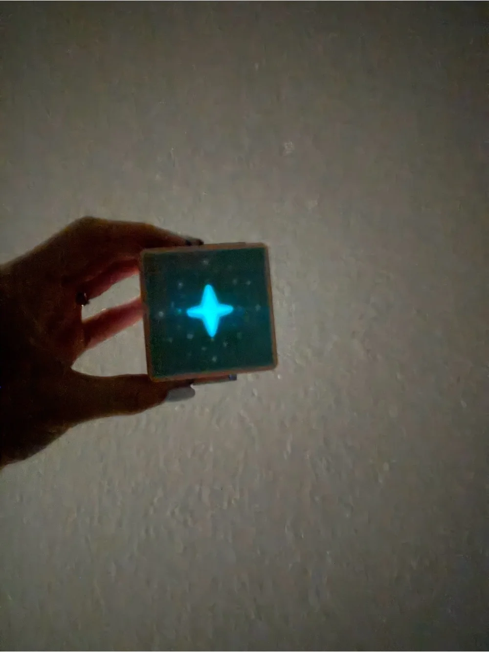 Starry Night Light-Up Block Toy - Turquoise